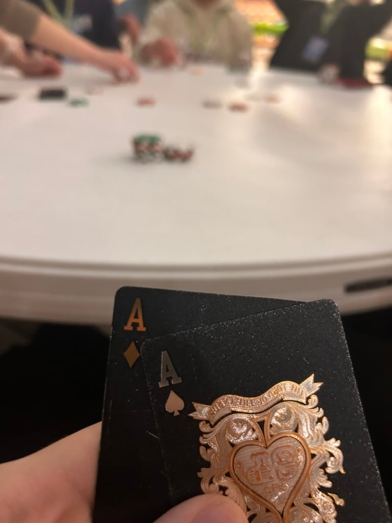 pocket aces at hackcanada poker